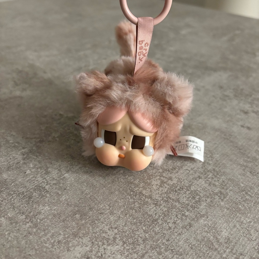 POP MART Crybaby Wild but Cutie Series Vinyl Plush Pendant Pink Cutie